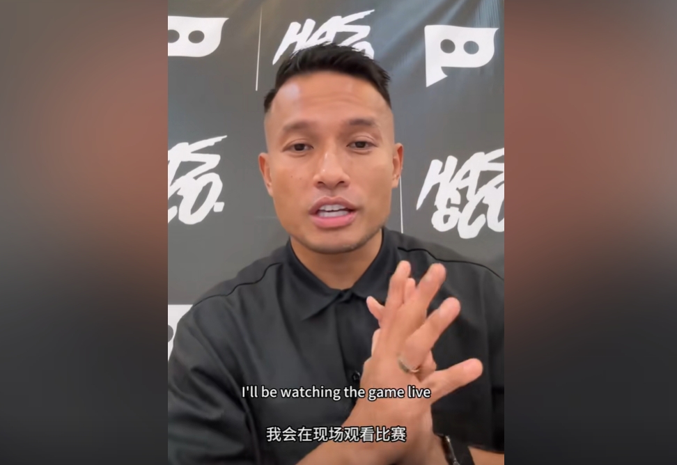 新加坡門神桑尼：我將去杭州觀戰中國隊，希望你們離世界杯更近